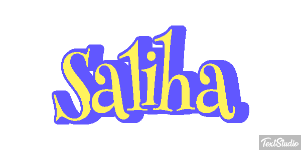 Saliha Efecto de texto
