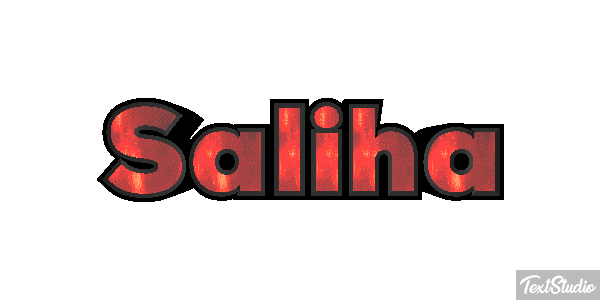 Saliha Efecto de texto