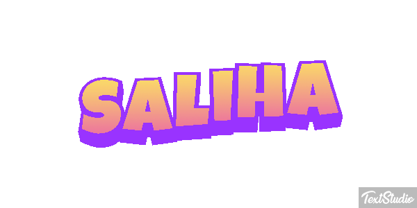 Saliha Efecto de texto