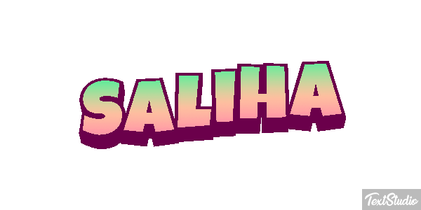 Saliha Efecto de texto