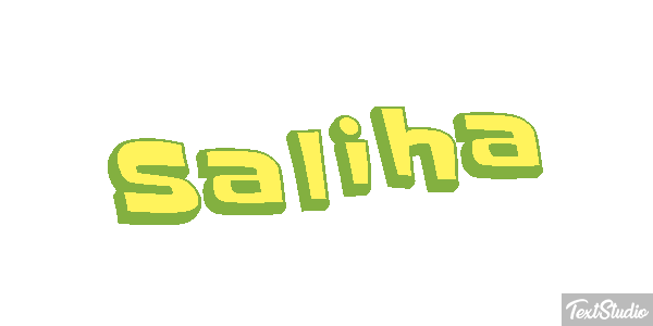 Saliha Efecto de texto