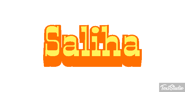 Saliha Efecto de texto