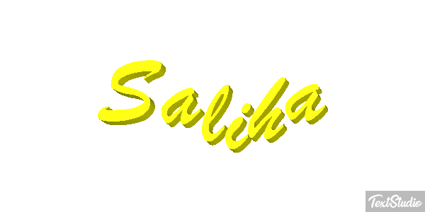 Saliha Efecto de texto