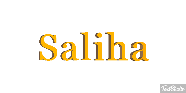 Saliha Efecto de texto