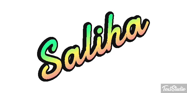 Saliha Efecto de texto