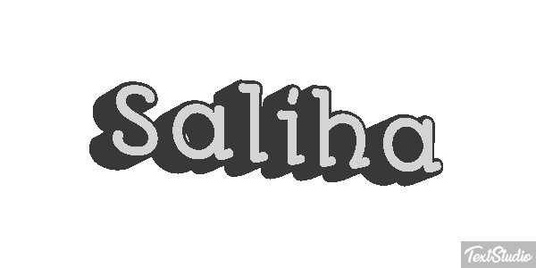 Saliha Efecto de texto