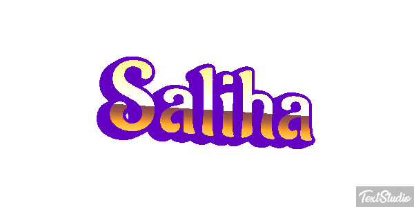 Saliha Efecto de texto