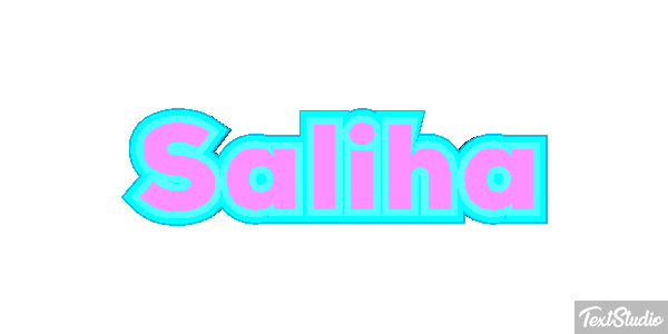 Saliha Efecto de texto