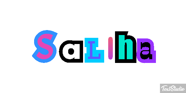 Saliha Efecto de texto