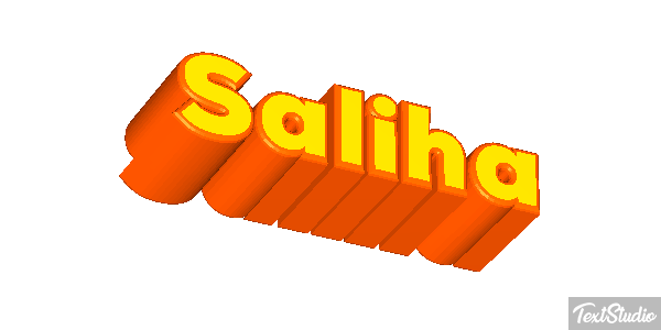 Saliha Efecto de texto