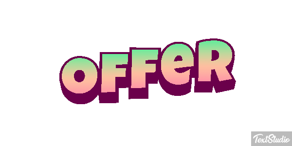 Offer Text effect