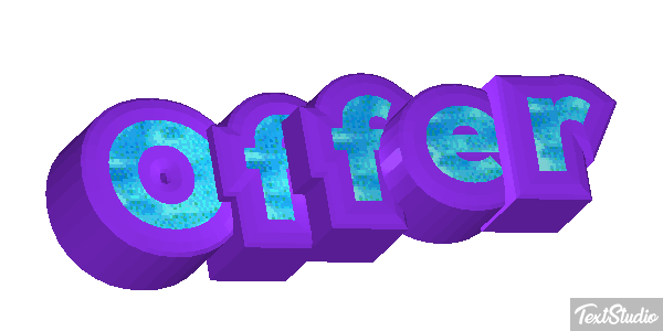Offer Text effect