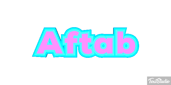 Aftab Текстовый эффект