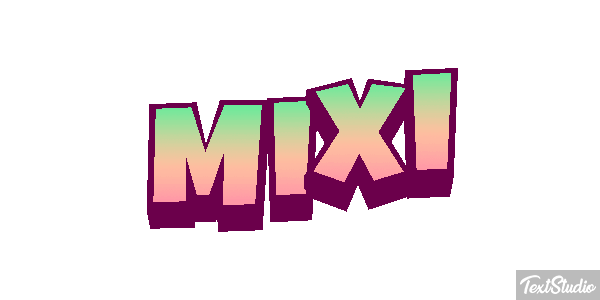 Mixi Text effect