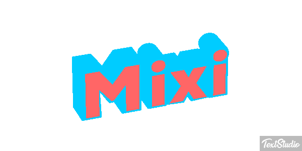 Mixi Text effect