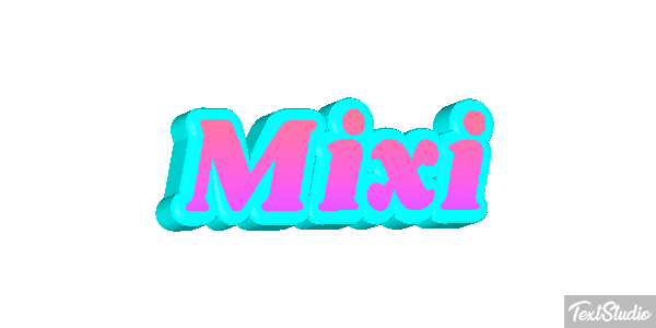Mixi Text effect