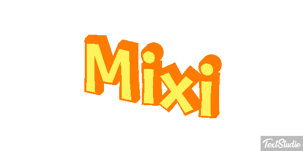 Mixi Text effect