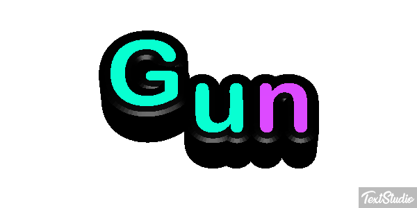 Gün Effetto testo