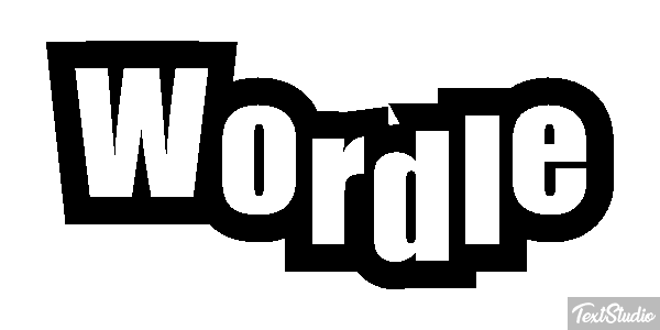Wordle Text effect