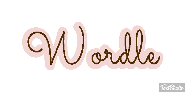 Wordle Text effect