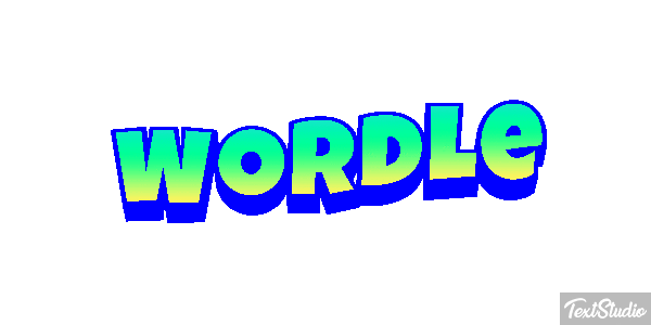 Wordle Text effect