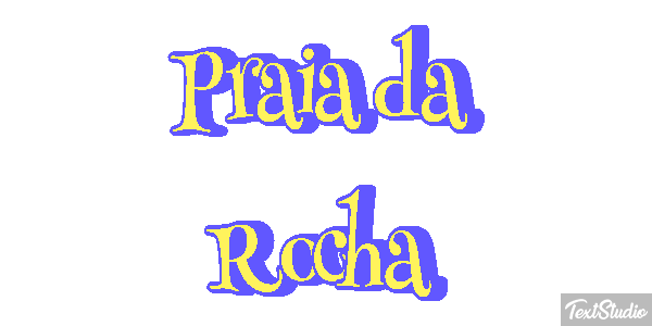Praia da Rocha Efekt tekstowy