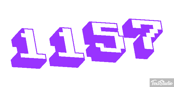 1157 Text effect
