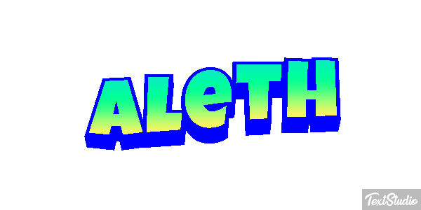 Aleth Текстовый эффект