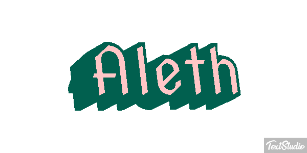 Aleth Текстовый эффект