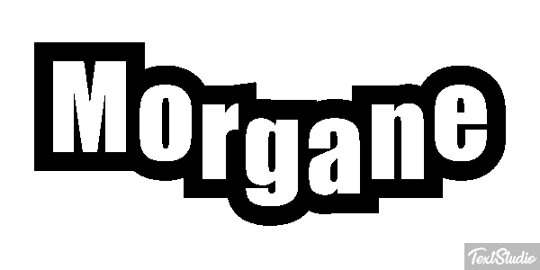 Morgane Текстовый эффект