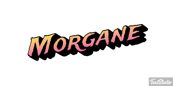 Morgane Текстовый эффект