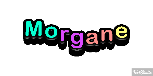 Morgane Текстовый эффект