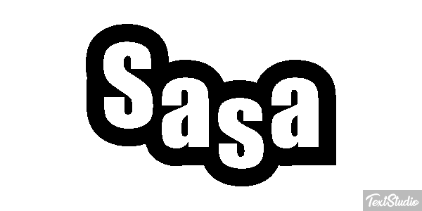 Sasa Effet de texte