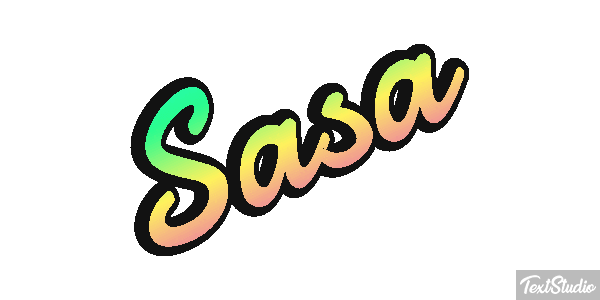 Sasa Effet de texte