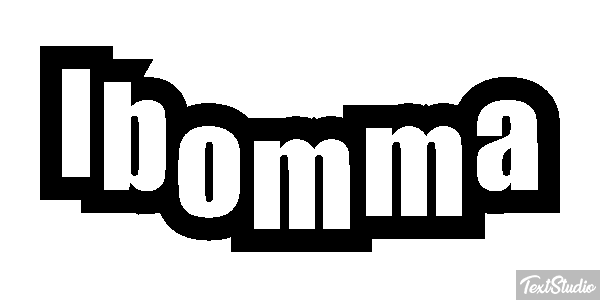 Ibomma Text effect
