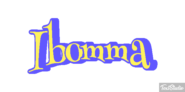 Ibomma Text effect
