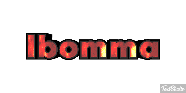 Ibomma Text effect