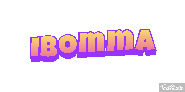 Ibomma Text effect