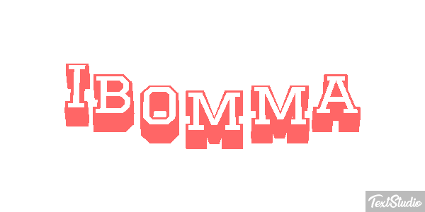 Ibomma Text effect