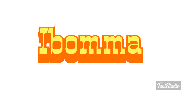 Ibomma Text effect