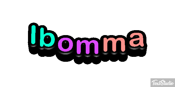 Ibomma Text effect