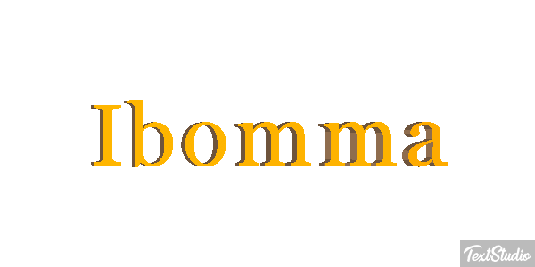 Ibomma Text effect