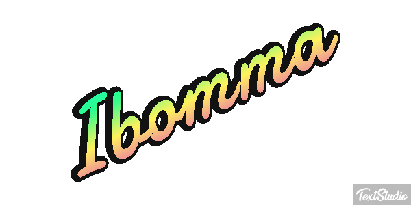 Ibomma Text effect