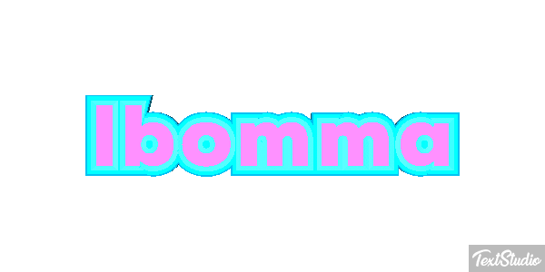 Ibomma Text effect