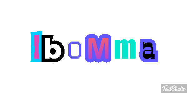 Ibomma Text effect
