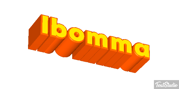 Ibomma Text effect