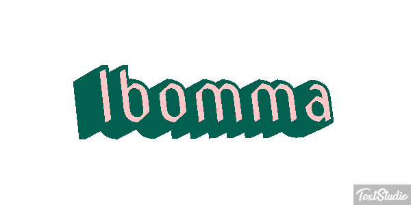 Ibomma Text effect