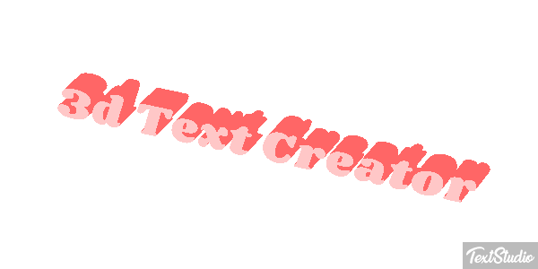 3d Text Creator Tekst effect