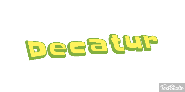Decatur Efekt tekstowy