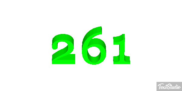 261 Efekt tekstowy